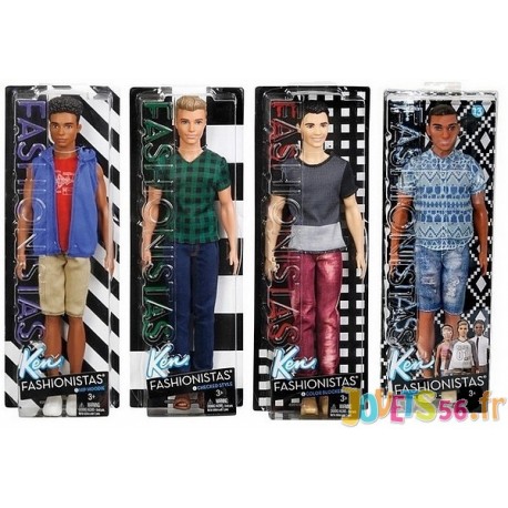 KEN FASHIONISTAS ASST - Jouets56.fr - Magasin jeux et jouets dans Morbihan en Bretagne