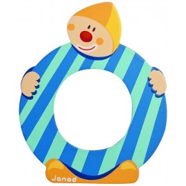 LETTRE O - CLOWN BOIS PEINT-jouets-sajou-56