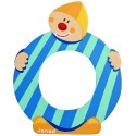 LETTRE O - CLOWN BOIS PEINT