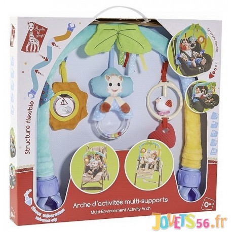 ARCHE D'ACTIVITES MULTI SUPPORTS SOPHIE LA GIRAFE - Jouets56.fr - Magasin Jeux et Jouets dans le Morbihan en Bretagne