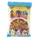 SACHET 3000 PERLES MELANGE NEON - PERLES A REPASSER HAMA MIDI