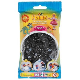 SACHET 1000 PERLES HAMA NOIRES - Jouets56.fr - Magasin jeux et jouets dans Morbihan en Bretagne