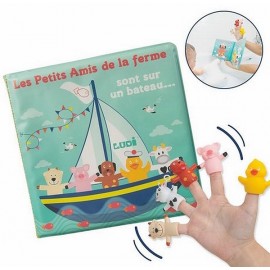 LIVRE DE BAIN ET SES PUPPETS - Jouets56.fr - Magasin jeux et jouets dans Morbihan en Bretagne
