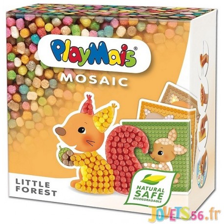 PLAYMAIS LITTLE FOREST MOSAIC - Jouets56.fr - Magasin jeux et jouets dans Morbihan en Bretagne