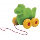 Dinosaure vert a tirer soft touch - jouets56.fr - magasin jeux et jouets dans morbihan en bretagne