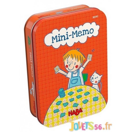 JEU MINI MEMO BOITE METAL - Jouets56.fr - Magasin Jeux et Jouets dans le Morbihan en Bretagne