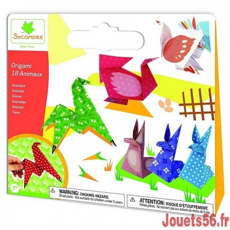 ORIGAMI ANIMAUX-jouets-sajou-56