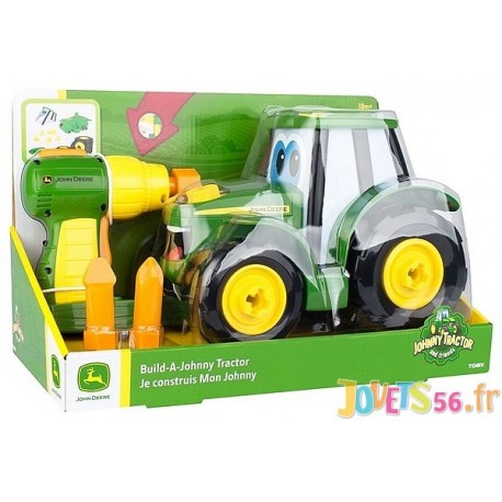 JE CONSTRUIS MON TRACTEUR JOHNNY - Jouets56.fr - Magasin jeux et jouets dans Morbihan en Bretagne