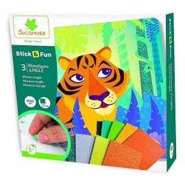 STICK&FUN JUNGLE 3 MOSAIQUES 1000 PIECES - Jouets56.fr - Magasin jeux et jouets dans Morbihan en Bretagne