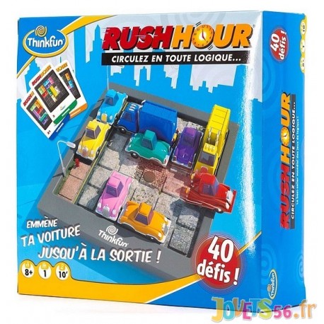 JEU RUSH HOUR 40 DEFIS - Jouets56.fr - Magasin jeux et jouets dans Morbihan en Bretagne