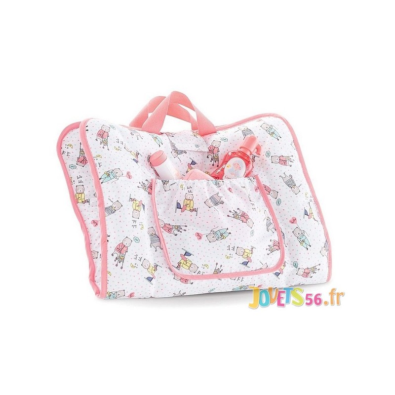 Accessoire Poupee avec Sac à Langer 5 Pièces Accessoire Poupon Comprenant  Porte bebe Poupee, Un biberon, Une tétine, Un bavoir, Parfait pour les  enfants, Les tout-petits et les filles (Multicolore) : 