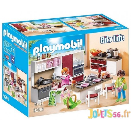 9269 CUISINE AMENAGEE CITY LIFE - Jouets56.fr - Magasin Jeux et Jouets dans le Morbihan en Bretagne