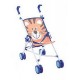 Poussette canne bleue tigre - jouets56.fr - magasin jeux et jouets dans le morbihan en bretagne