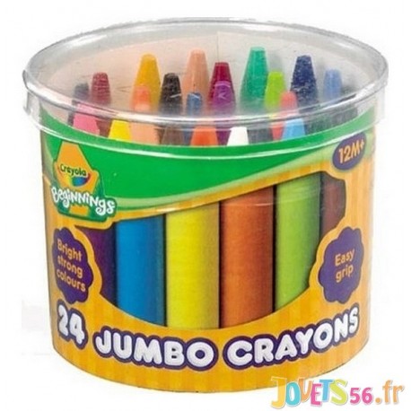 Crayola - Mini Kids - 24 Maxi crayons à la cire