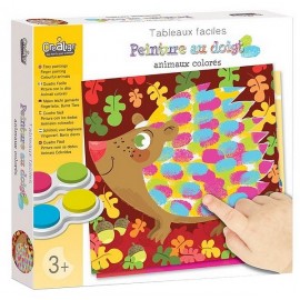 PEINTURE AU DOIGT ANIMAUX COLORES TABLEAUX FACILES - Jouets56.fr - Magasin Jeux et Jouets dans le Morbihan en Bretagne