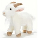 PELUCHE CHEVRE BLANCHE 25CM