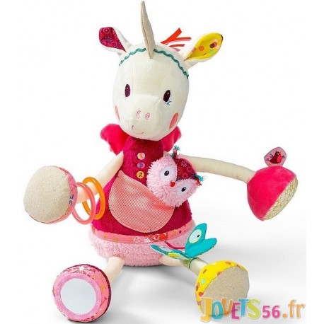 LOUISE LICORNE CALINE D'ACTIVITES - Jouets56.fr - Magasin jeux et jouets dans Morbihan en Bretagne