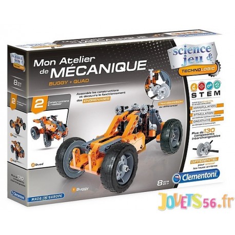 BUGGY ET QUAD MON ATELIER DE MECANIQUE - Jouets56.fr - Magasin jeux et jouets dans Morbihan en Bretagne