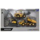 Coffret 3 engins de chantiers volvo - jouets56.fr - magasin jeux et jouets dans morbihan en bretagne