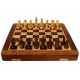 Jeu d'echecs magnetique pliable bois marquete 25cm - jouets56.fr - magasin jeux et jouets dans morbihan en bretagne