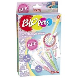 BLOPENS PACK 5 COULEURS PASTEL AVEC POCHOIRS - Jouets56.fr - Magasin jeux et jouets dans Morbihan en Bretagne BLOPENS PACK 5 COULEURS PASTEL AVEC POCHOIRS - Jouets56.fr - Magasin jeux et jouets dans Morbihan en Bretagne