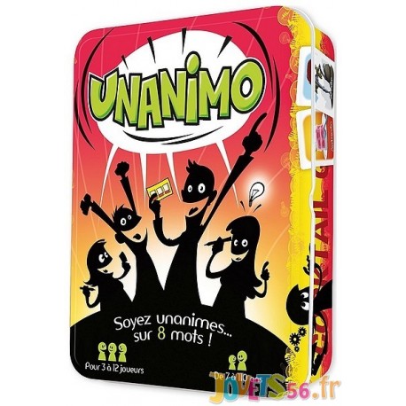 JEU UNANIMO - Jouets56.fr - Magasin jeux et jouets dans Morbihan en Bretagne