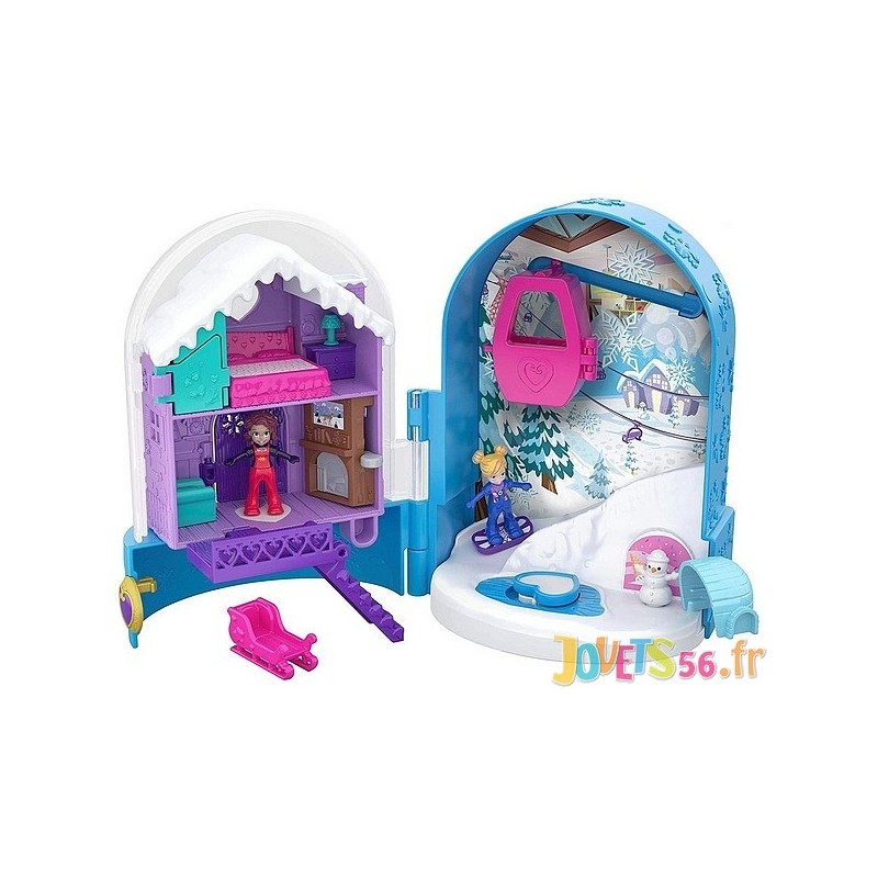 Mini-coffret univers polly pocket, figurines