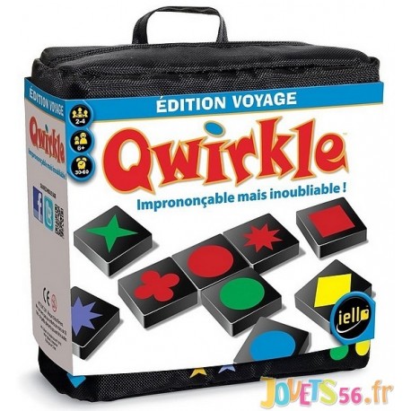 JEU QWIRKLE VOYAGE - Jouets56.fr - Magasin jeux et jouets dans Morbihan en Bretagne