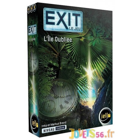 JEU EXIT L'ILE OUBLIEE - Jouets56.fr - Magasin jeux et jouets dans Morbihan en Bretagne