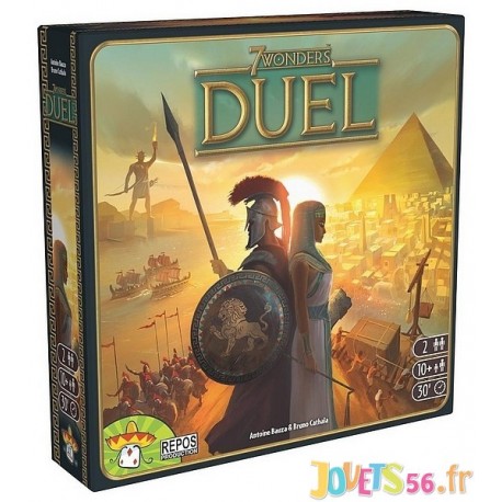 JEU 7 WONDERS DUEL - Jouets56.fr - Magasin jeux et jouets dans Morbihan en Bretagne