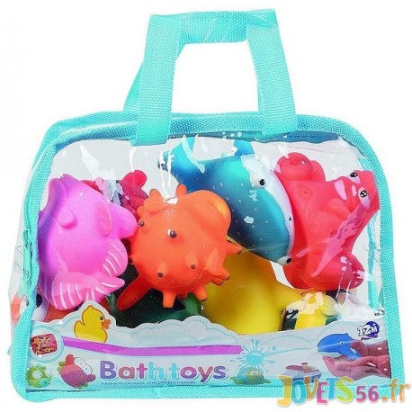 SAC 10 ANIMAUX DU BAIN - Jouets56.fr - Magasin jeux et jouets dans Morbihan en Bretagne