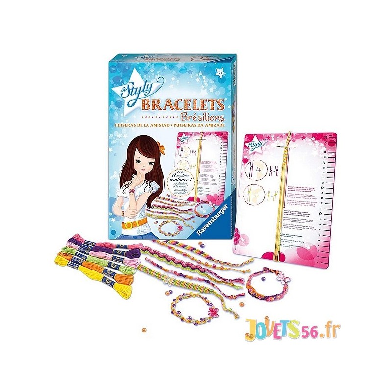 RAVENSBURGER Coffret Bracelets brésiliens - So Styly pas cher