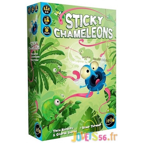 JEU STICKY CHAMELEONS - Jouets56.fr - Magasin jeux et jouets dans Morbihan en Bretagne