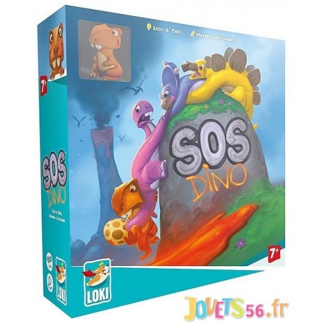 JEU SOS DINO - Jouets56.fr - Magasin jeux et jouets dans Morbihan en Bretagne