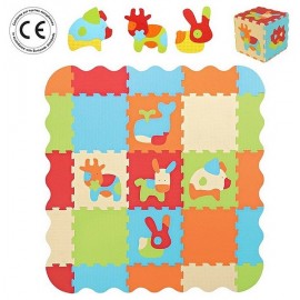 TAPIS ANIMAUX 120X120CM 9 DALLES MOUSSE AVEC REBORDS - Jouets56.fr - Magasin jeux et jouets dans Morbihan en Bretagne TAPIS ANIMAUX 120X120CM 9 DALLES MOUSSE AVEC REBORDS - Jouets56.fr - Magasin jeux et jouets dans Morbihan en Bretagne
