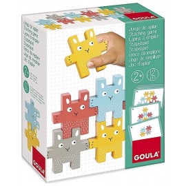 JEU LAPINS A EMPILER 12 PCES BOIS - Jouets56.fr - Magasin jeux et jouets dans Morbihan en Bretagne