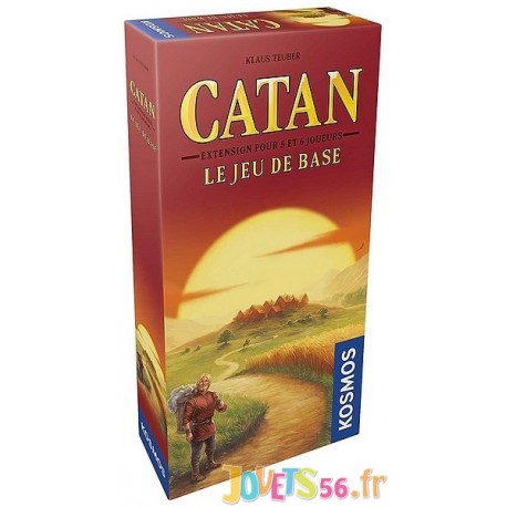 JEU CATAN EXTENSION 5-6 JOUEURS - Jouets56.fr - Magasin jeux et jouets dans Morbihan en Bretagne