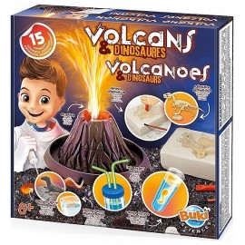 COFFRET VOLCANS ET DINOSAURES 15 EXPERIENCES - Jouets56.fr - Magasin jeux et jouets dans Morbihan en Bretagne