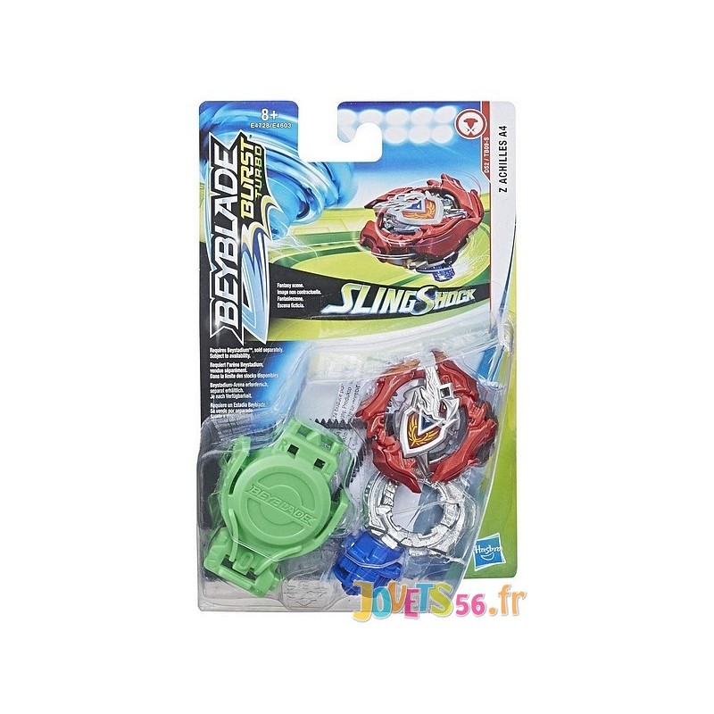 Toupie beyblade slingshock avec lanceur vert asst starter pack 