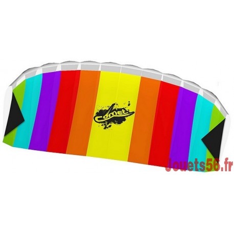 AILE 2 LIGNES STUNT FOIL COMET RAINBOW 120X55CM-jouets-sajou-56