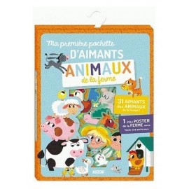 MA PREMIERE POCHETTE D'AIMANTS ANIMAUX DE LA FERME - Jouets56.fr - Magasin jeux et jouets dans Morbihan en Bretagne