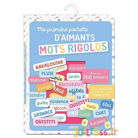 MA PREMIERE POCHETTE D'AIMANTS MOTS RIGOLOS - Jouets56.fr - Magasin jeux et jouets dans Morbihan en Bretagne
