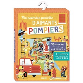 MA PREMIERE POCHETTE D'AIMANTS POMPIERS - Jouets56.fr - Magasin jeux et jouets dans Morbihan en Bretagne