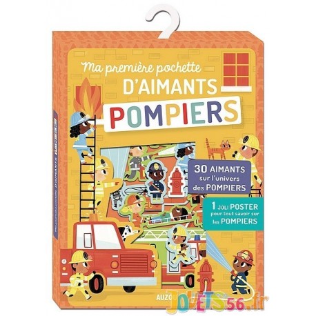 MA PREMIERE POCHETTE D'AIMANTS POMPIERS - Jouets56.fr - Magasin jeux et jouets dans Morbihan en Bretagne