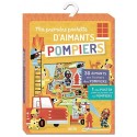 POMPIERS POCHETTE D'AIMANTS 30 PIECES AVEC POSTER