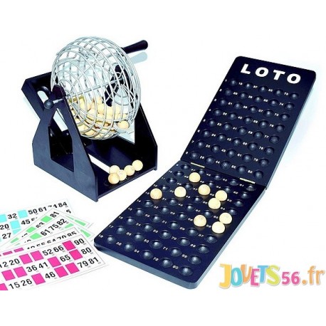 SPHERE LOTO EN METAL ET SOCLE BOIS - Jouets56.fr - Magasin jeux et jouets dans Morbihan en Bretagne