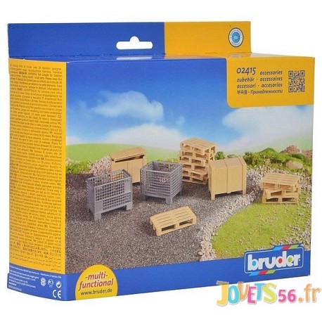 ACCESSOIRES LOGISTIQUE MANUTENTION BRUDER - Jouets56.fr - Magasin jeux et jouets dans Morbihan en Bretagne