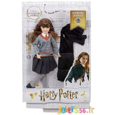 POUPEE HERMIONE GRANGER 30CM DE HARRY POTTER - Jouets56.fr - Magasin jeux et jouets dans Morbihan en Bretagne