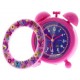 Reveil silencieux rose purple garden - jouets56.fr - magasin jeux et jouets dans morbihan en bretagne