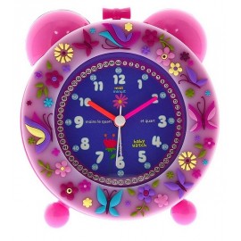 REVEIL SILENCIEUX ROSE PURPLE GARDEN - Jouets56.fr - Magasin jeux et jouets dans Morbihan en Bretagne